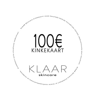 KLAAR skincare Kinkekaart